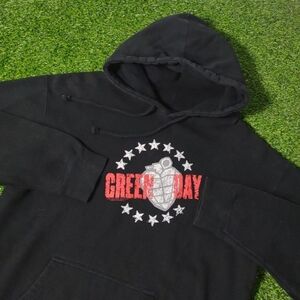VTG Y2K GREEN DAY HOODIE AMERICAN IDIOT OFFICIAL MERCH EMO ROCK POP PUNK CONCERT